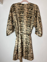 Load image into Gallery viewer, Tiger Print Satin Robe - Large
