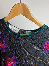 Load image into Gallery viewer, Silk Sequin Colourful Top - Medium
