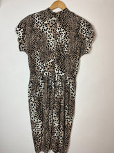 Load image into Gallery viewer, Vintage Mockneck Leopard Print Dress - Size 10
