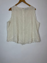 Load image into Gallery viewer, Beaded Sequin Cream Tank - 2X
