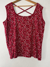 Load image into Gallery viewer, Paisley Cotton Blend Tank - 3X
