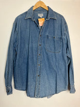 Load image into Gallery viewer, Denim Button Up Shirt - Large
