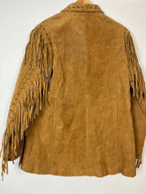 Load image into Gallery viewer, Fringe Suede Jacket - Large
